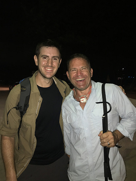 Robin James and Steve Backshall