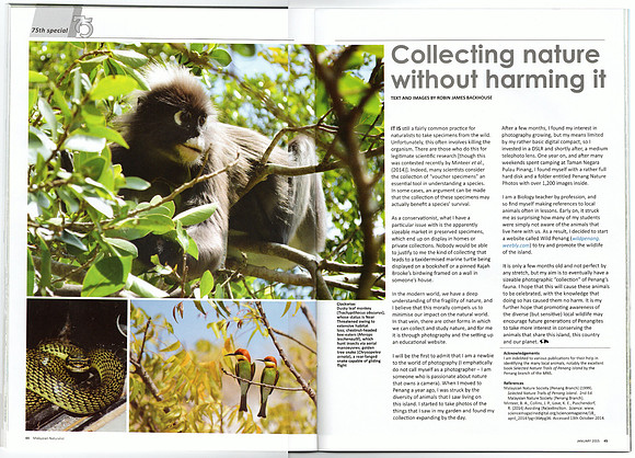 Collecting Nature Without Harming It